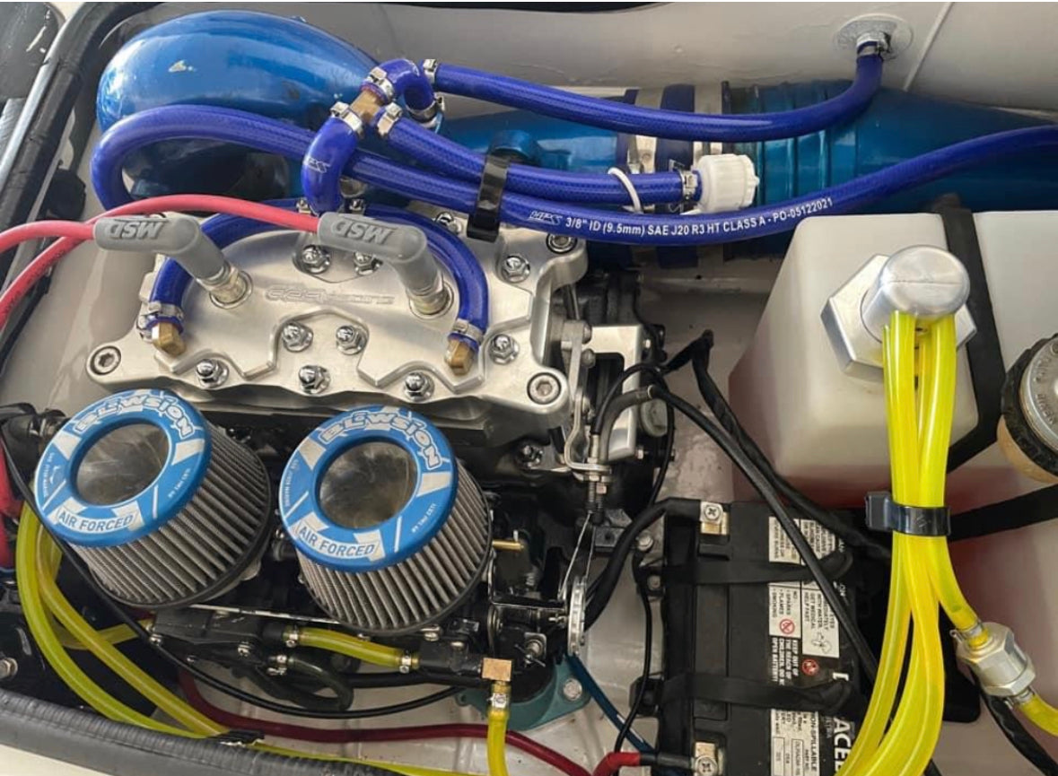 650SX Jet Ski Fuel Tank (White/Clear) (Gas cap not included) Flynty Jet Ski Products